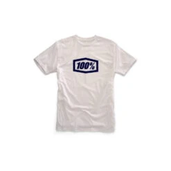 100% T-Shirt Essential White - Blue