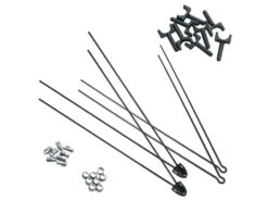 SKS Strebensatz Bluemels 3.0 V2A Schwarz Gepulvert