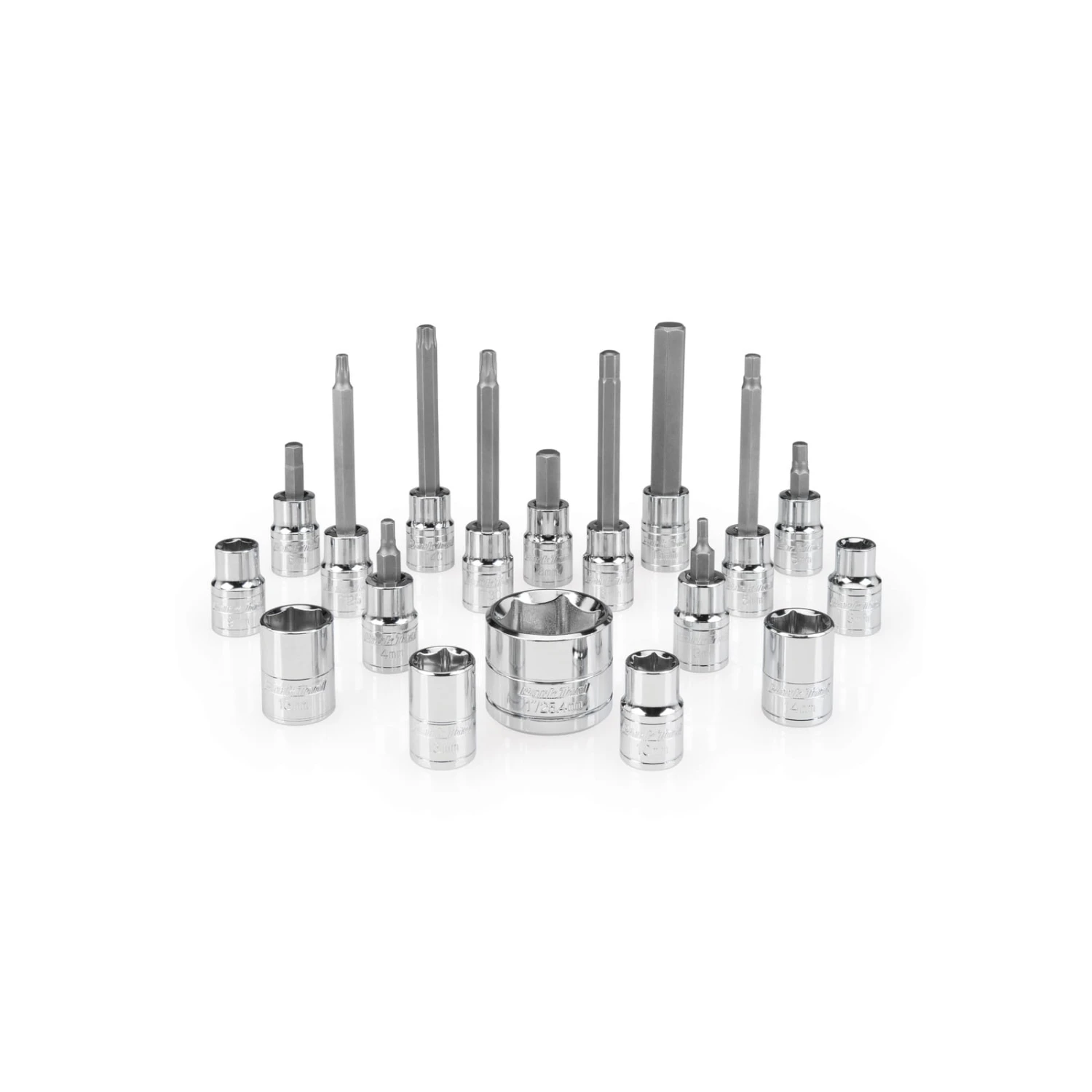 Park Tool SBS-1.2 Steckschlüssel Nuss- Und Bit-Set Für 3/8'' Ratsche - 18 Teile 1 Park Tool SBS-1.2 Steckschlüssel Nuss- Und Bit-Set Für 3/8'' Ratsche - 18 Teile