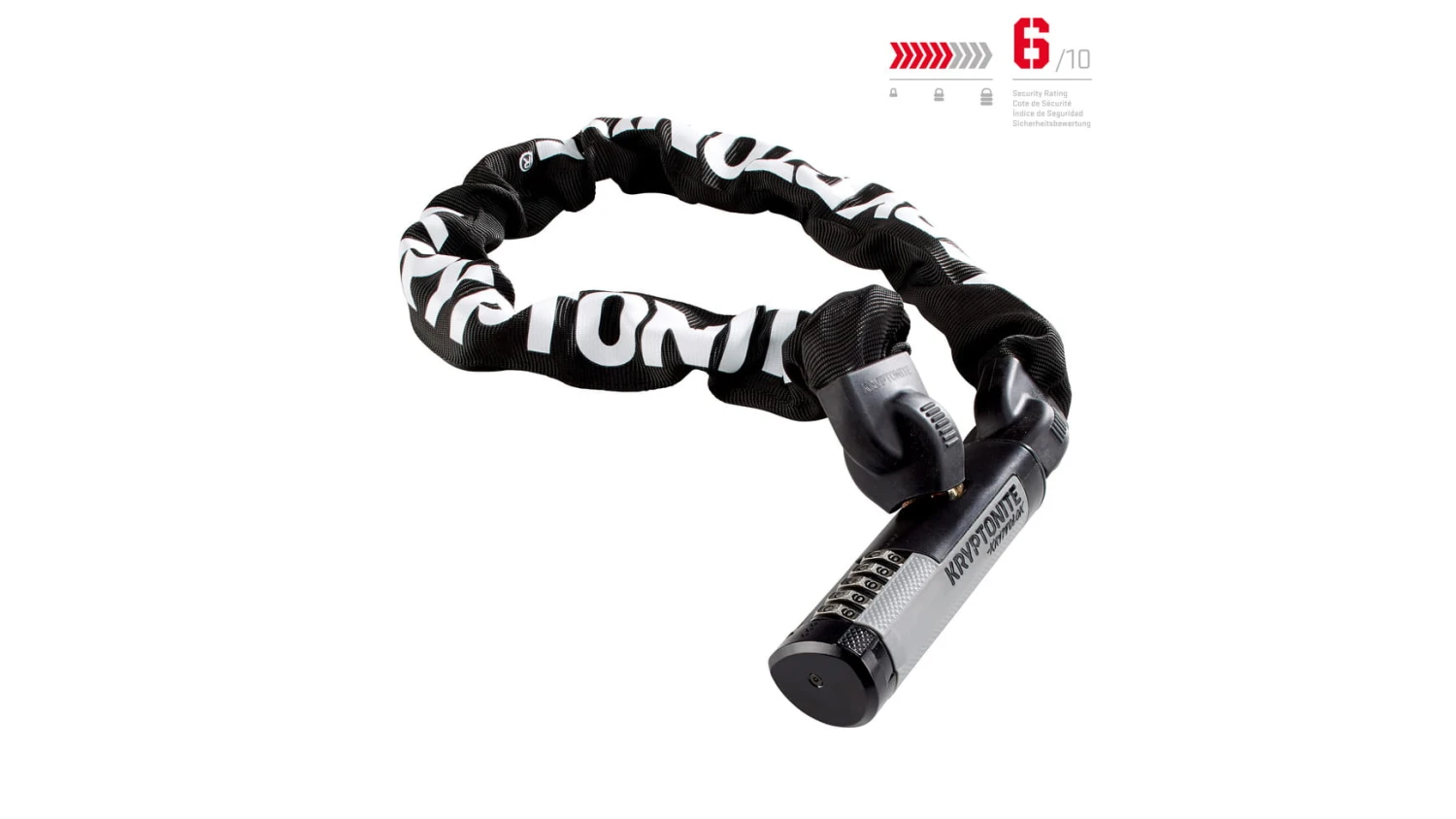 Kryptonite KryptoLok 990 Combo I.C. - Schwarz/Weiß 1 Kryptonite KryptoLok 990 Combo I.C. - Schwarz/Weiß