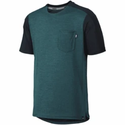 IXS Flow X Jersey Everglade-solid Black