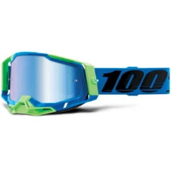 100% Racecraft Gen. 2 Anti Fog Brille - Blau/Grün