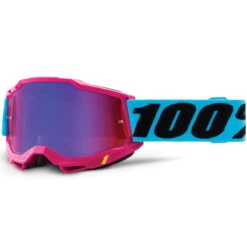 100% Accuri Gen.2 Anti Fog Mirror Brille - Pink/Türkis