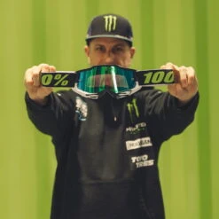 100% Accuri 2 UTV Mirror Lens - Ken Block LTD - Mirror Green -One Hundred Percent Store KB 50019 00001 Additional A 1500x1500