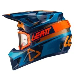 LEATT Helm Inkl. Brille 7.5 V21.1 Blau-gelb -One Hundred Percent Store LEATTHelminkl Brille7 5V21 1blau gelb 3