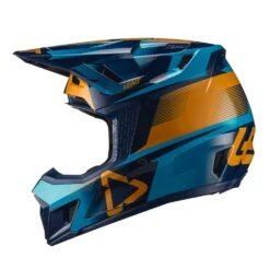 LEATT Helm Inkl. Brille 7.5 V21.1 Blau-gelb -One Hundred Percent Store LEATTHelminkl Brille7 5V21 1blau gelb 4