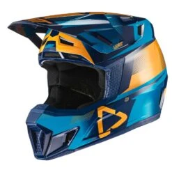 LEATT Helm Inkl. Brille 7.5 V21.1 Blau-gelb -One Hundred Percent Store LEATTHelminkl Brille7 5V21 1blau gelb 5