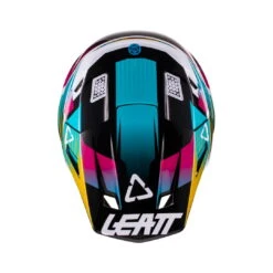 LEATT Helm Inkl. Brille 8.5 V22 Aqua/Royal Türkis-weiss-gelb 5 LEATT Helm Inkl. Brille 8.5 V22 Aqua/Royal Türkis-weiss-gelb -One Hundred Percent Store LEATTHelminkl Brille8 5V22AquaRoyalt rkis weiss gelb 3