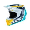 LEATT Helm Inkl. Brille 8.5 V22 Graphic Blau-weiss-gelb