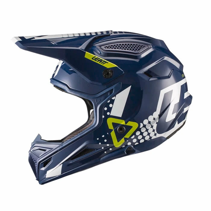 LEATT Motocrosshelm GPX 4.5 - Blau-weiss-grün 2 LEATT Motocrosshelm GPX 4.5 - Blau-weiss-grün – Bild 2