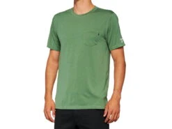 100% Mission Athletic T-Shirt - Olive