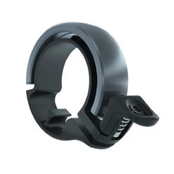 KNOG Oi Classic Fahrradklingel - Schwarz/Grau - Large, 23.8 - 31.8mm