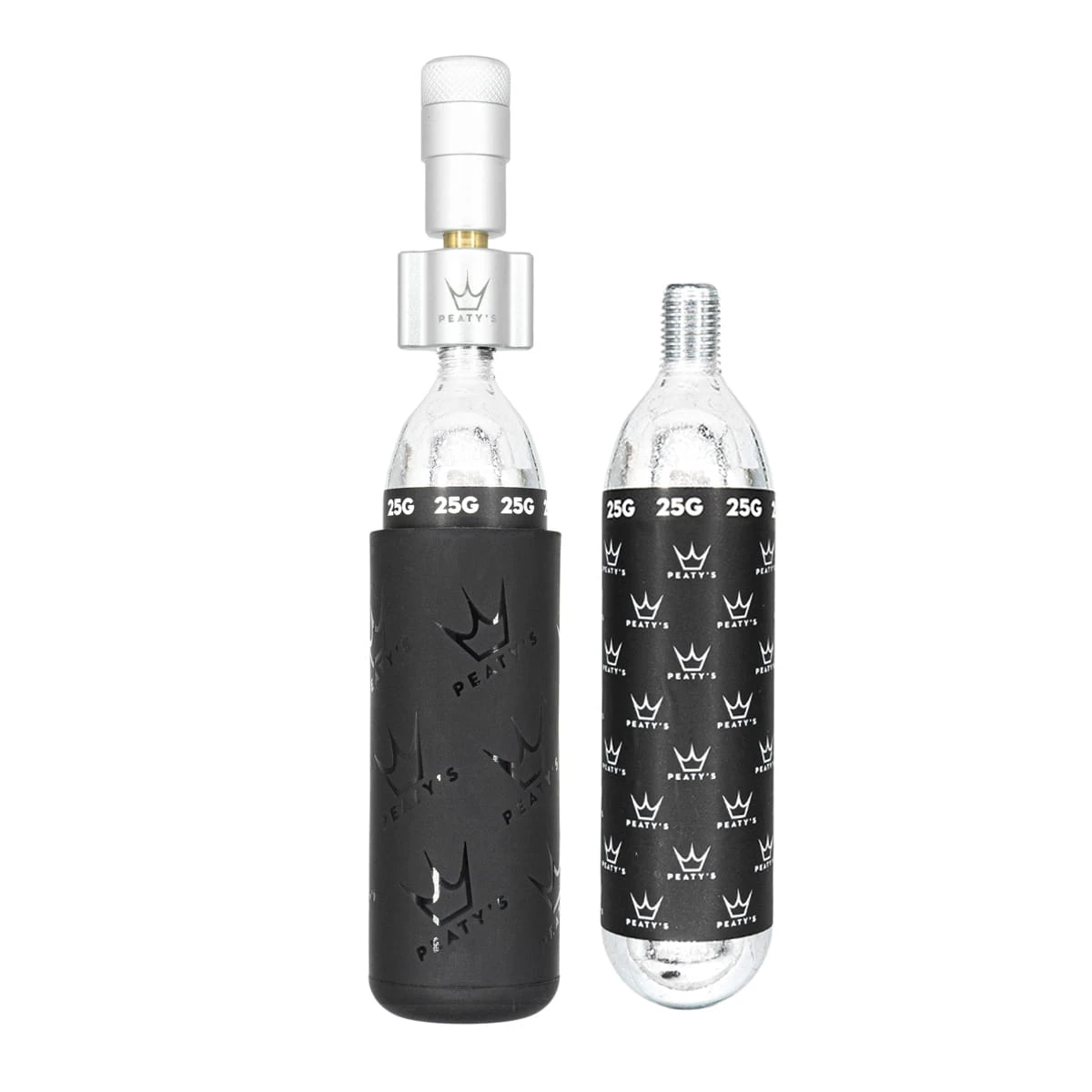 Peaty's Holeshot CO2 Tyre Inflator - MTB (25 G) - Silver 1 Peaty's Holeshot CO2 Tyre Inflator - MTB (25 G) - Silver