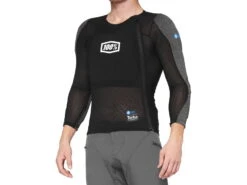 100% Tarka Long Sleeve Protection Weste - Black