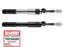 Birzman Velocity Road Mini Pumpe, 160PSI, Threaded Valve Head, Black -One Hundred Percent Store VelocityRoadhandpump 160PSI threadedvalvehead black 2