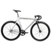 La Piovra ATK Fixie/Singlespeed Bike - Poliert Silber