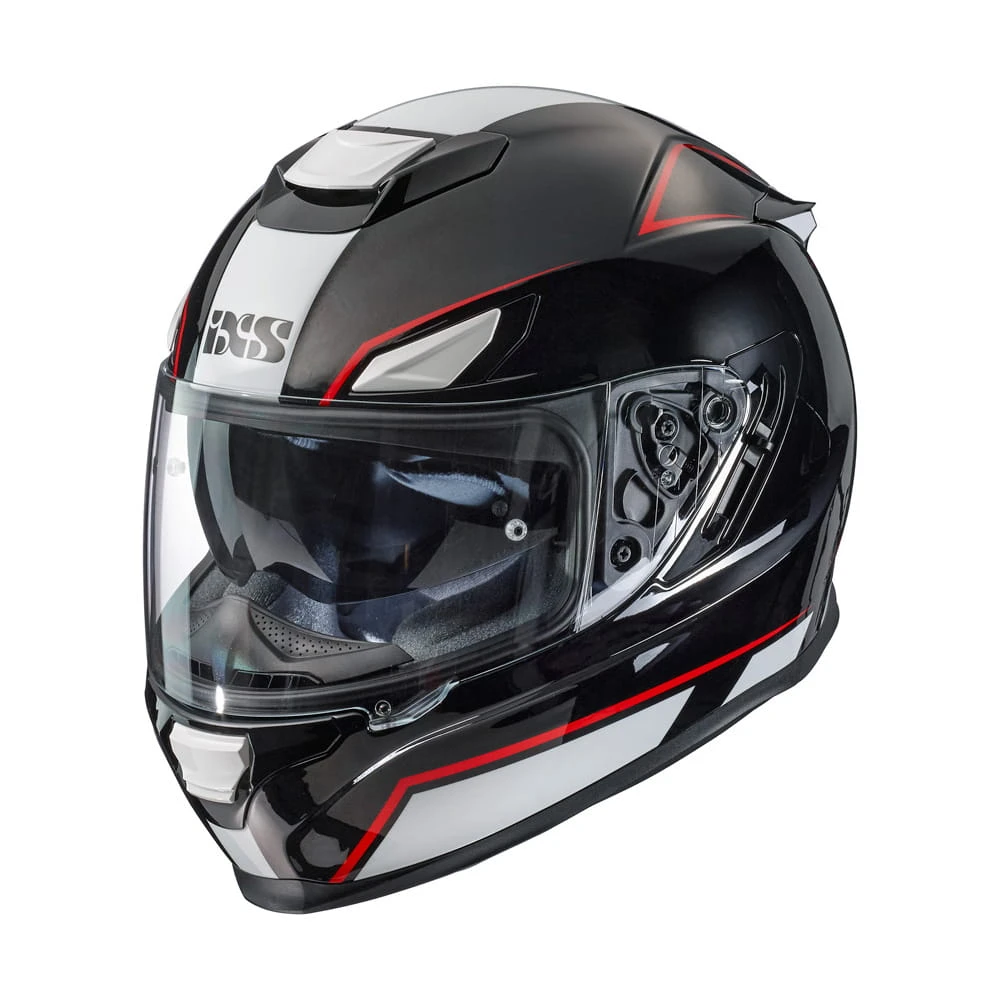 IXS 315 2.1 Motorradhelm Black White Red 1 IXS 315 2.1 Motorradhelm Black White Red