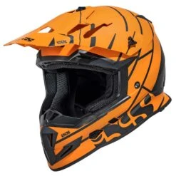 IXS 361 2.2 Motorradhelm - Matt Orange-schwarz