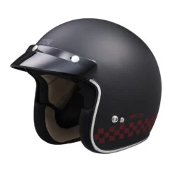 IXS 77 2.0 Jethelm Matte Black Bordeaux