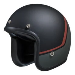 IXS 77 2.2 Jethelm Matte Black Grey Red