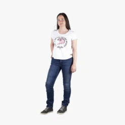 IXS Damen T-Shirt On Two Wheels - Weiss-pink -One Hundred Percent Store iXSDamenT ShirtOnTwoWheels weiss pink 4